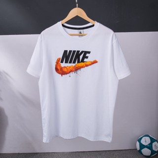 เสื้อยืดแขนสั้น Nike Sports เสื้อยืด Unisex เสื้อยืดโอเวอร์ไซส์ #47 [;Y