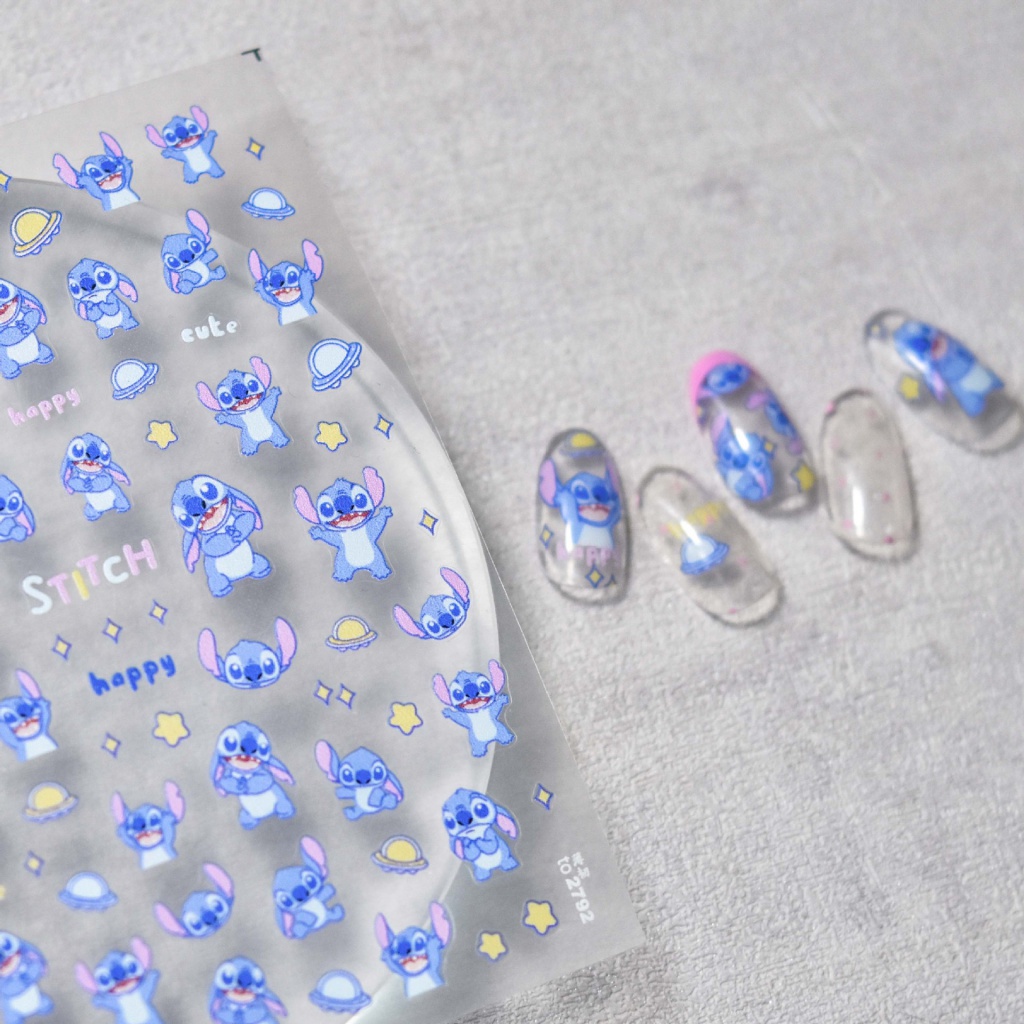 [SESAME] Stitch Star Treasure แต่งเล็บสติ๊กเกอร์แต่งเล็บสติ๊กเกอร์แต่งเล็บแพทช์เล็บอุปกรณ์แต่งเล็บสติ๊กเกอร์ติดเล็บ to2792