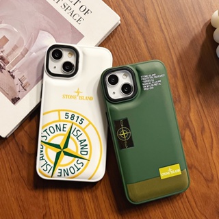 STONE ISLAND เคสโทรศัพท์มือถือ กันกระแทก ลายการ์ตูนเกาะหิน แฟชั่น สําหรับ iPhone 14 13 12 11 Pro Max X XS XR iPhone11