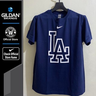 GILDAN Brand LA Team Shirt Los Angeles Baseball Shirt LA Dodgers Sports Shirt_1