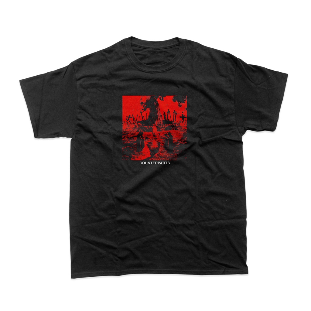 เสื้อผ้าวง - Counterparts A EULOGY สําหรับ THOSE STILL HERE เสื้อยืดและเสื้อยืดไม่มีตะเข็บด้านข้าง -