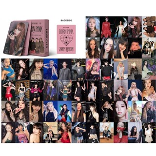 อัลบั้มรูปภาพ BLACKPINK World Tour Shut Down PINK VENOM &amp; Ready for Love &amp; 2022 Welcoming Collection Lomo Card 55 ชิ้น ต่อกล่อง