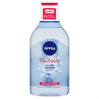 WHITE นีเวียเพิร์ลไวท์ไมเซล่า PEARL วอเตอร์400มลผลิตภัณฑ์ดูแลผิวหน้าNIVEA MICELLAR WATER 400ML