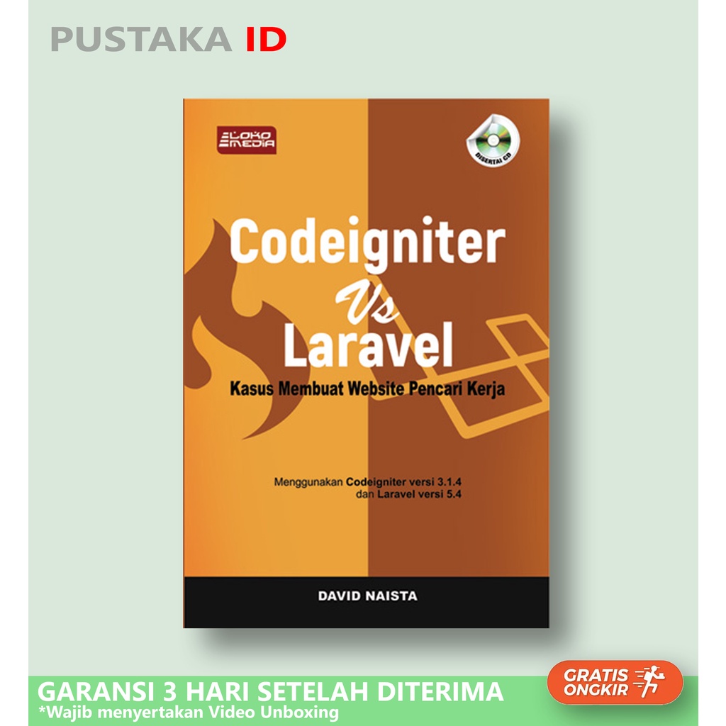 Codeigniter VS Laravel Book เคสสําหรับทําเว็บไซต์ค้นหางาน - ต้นฉบับ