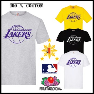 LA Lakers Logo NBA T-Shirt 100% Cotton_02