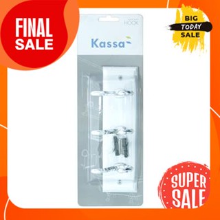 ขอแขวนผ้า 3 ขอ KASSA รุ่น KS-N022 โครเมียมClothes hanger 3 hooks model KS-N022 chrome