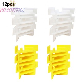 【COLORFUL】12Pcs Tray Stackers For Harvest Right-Freeze Dryer-Accessories Yellow,/white New