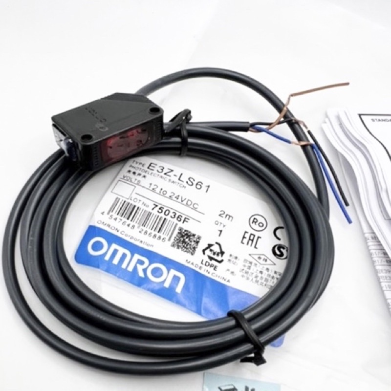 0M R0N Sensor E3Z-LS61   12-24v ของใหม่ ของแท้ ออกบิลได้