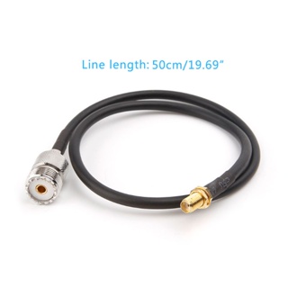 Baby1 SMA Female To UHF SO239 PL259 Female RG58 สายเคเบิ้ลโคแอ็กเชียล RF