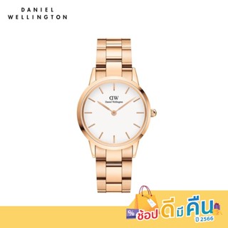 Daniel Wellington นาฬิกาข้อมือ Iconic Link RG White 32มม สีโรสโกลด์