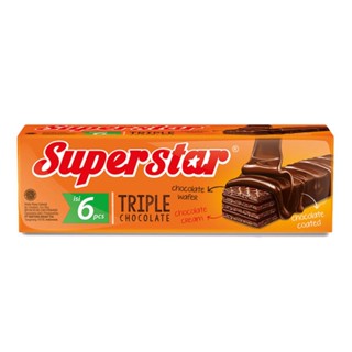 ซุปเปอร์สตาร์ทริปเปิ้ลชอกโกแลต P6SUPER 18 ก.STAR TRIPLE CHOCOLATE18G.P6