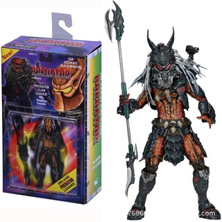 Neca โมเดลนักรบเลือดเหล็ก Predator Chieftain Kenner Salute ขยับได้ 7 นิ้ว