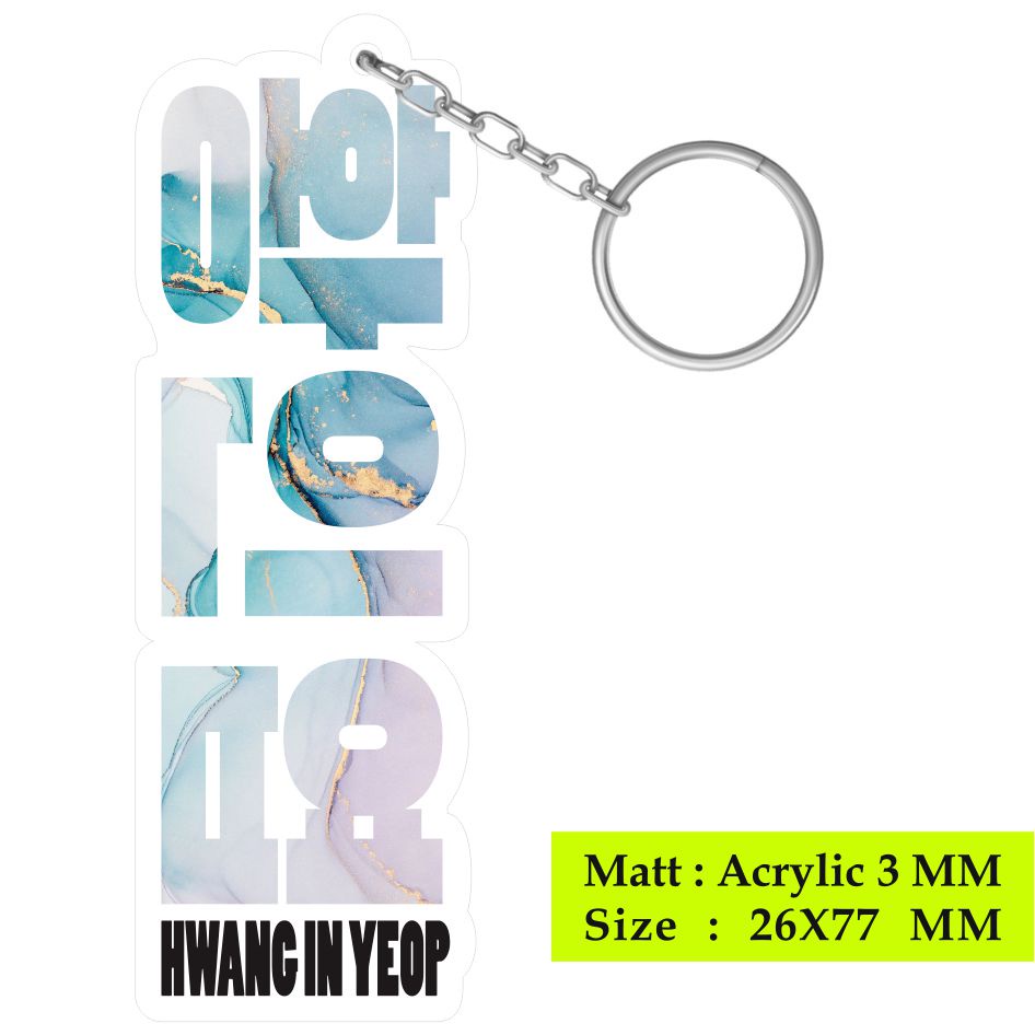 GANTUNGAN ACRYLIC KEYCHAIN KDRAMA ACTOR HAWANG ใน YEOP