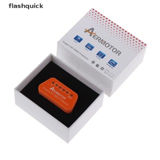 Flashquick เครื่องสแกนเนอร์วินิจฉัยรถยนต์ ELM327 บลูทูธ 4.0 OBD2