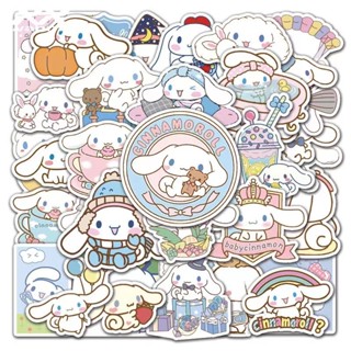 【50100 ชิ้น】 Cinnamoroll Stickers Sanrio สติ๊กเกอร์ สติกเกอร์การ์ตูนน่ารัก สติ๊กเกอร์ติดกระเป๋าเดินทาง กันน้ำ