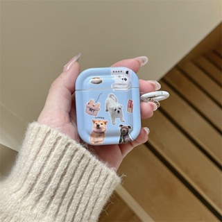 Mango เคสหูฟัง ทรงวงรี ลายการ์ตูนสุนัขน่ารัก สําหรับ AirPods 1 2 3 Pro 2 Gen 2 3 2nd 3rd