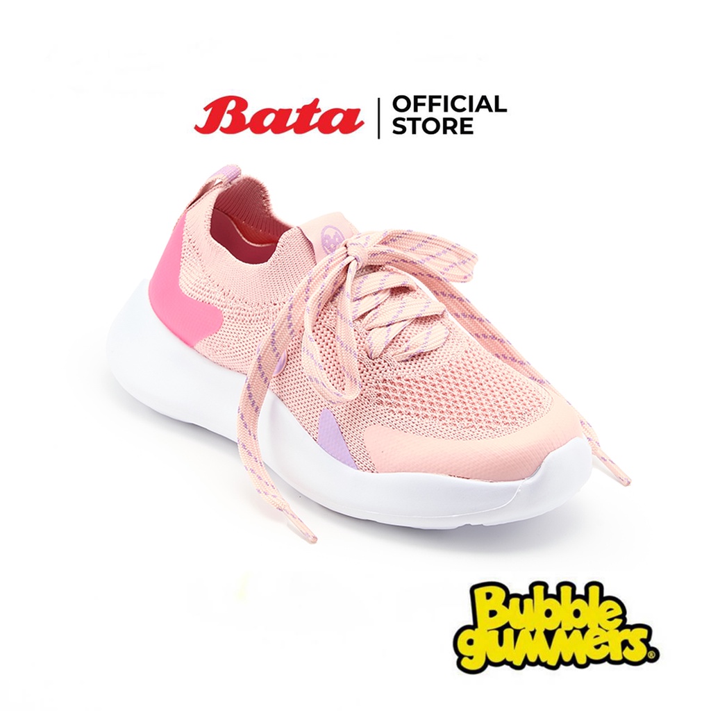 Bata บาจา Bubble Gummers รองเท้าผ้าใบ สนีคเกอร์ สำหรับเด็กผู้หญิง สีชมพู รหัส 3295935