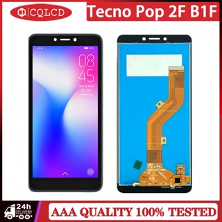 หน้าจอ Tecno Pop 2F B1F แผงหน้าจอสัมผัส LCD แบบเปลี่ยน