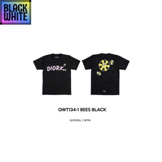 BWCB -เสื้อยืดลาย สุดคูล คุณภาพเยี่ยม BEES BLACK cotton100% --เสื้อผ้าอินเทรนด์เฉพาะบุค oversize T-SHIRT unisex MC