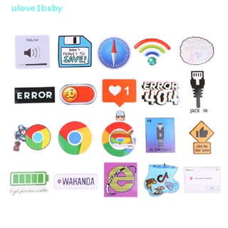 Ulove1bsby สติกเกอร์ ลายการ์ตูน 404 สําหรับติดตกแต่งแล็ปท็อป 50 ชิ้น