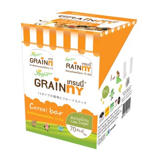 เกรนนี่ผสมผลไม้รวม WITH แพ็ค16กรัมX12แท่งGRAINNY 15FRUITSWHOLEGRAINS16G