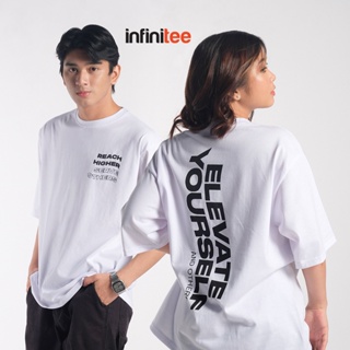 Infinitee Elevate Oversized T Shirt For Men Women Oversize White Plus Size Shirt Top Tops Tshirt_02