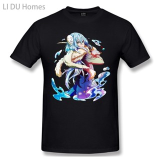 Anime Hot Sale Tees Hipster Lidu Rimuru Tempest That Time I Got Reincarnated As A Slime Sleeve Short T Shirt_01