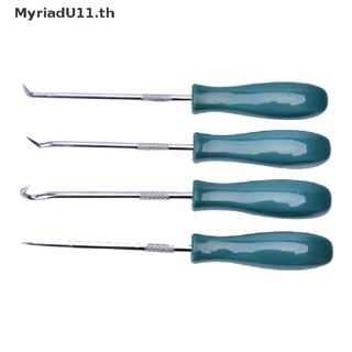 Myriadu ชุดไขควงโอริง ปะเก็นซีล ถอดตะขอ สําหรับรถยนต์ 4 ชิ้น