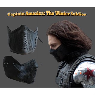 หน้ากากคอสเพลย์ Captain America 2 The Winter Soldier แฟชั่นฤดูหนาว