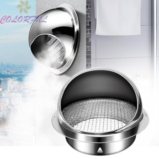 【COLORFUL】Air Vent Grille External Kitchen Fans &amp; Vents Nosed Round Wall Vent Outlet