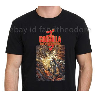 Yuanl5 {พร้อมส่ง เสื้อยืดผ้าฝ้าย 100% พิมพ์ลายภาพยนตร์ Godzilla King Of The Monsters 2019 โอเวอร์ไซซ์ ไซซ์ XS-6XL สําหรั