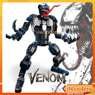 Venom 76230 บล็อคตัวต่อ ซูเปอร์ฮีโร่ เอเลี่ยน สัญลักษณ์สไปเดอร์แมน ของเล่น ของขวัญ สําหรับเด็กผู้ชาย สินค้าใหม่ 2023