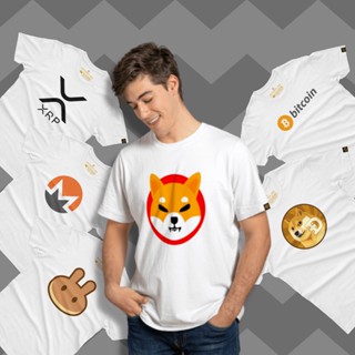 Cryptocurrency Shirt Crypto Cotton Shirt - Trading shirts Shiba / bitcoin / xrp / doge / cake / xmr_05