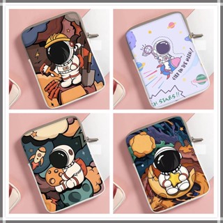 ⭐️Astronaut⭐️PU Waterproof Computer bag Cartoon Sanrio laptop bag 13inch 12 13 14 15 inches iPad Bag For iPad10.2 Pro11 10.5