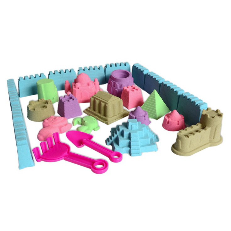 ทรายวิทยาศาสตร์ Kinetic Sand ทรายแม่เหล็ก ของเล่นเด็ก เสริมสร้างจินตนาการและพัฒนาการ  ทรายวิทยาศาสตร์ ราคา ถูกที่สุด ดีลบีเคเค แกลเลอรีภาพที่ 6
