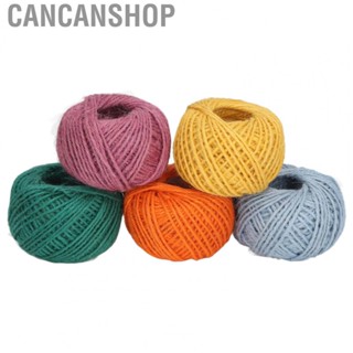 Cancanshop Colored Jute Twine  Crafts Jute Twine 5 Colors  for Decorating  Bottles