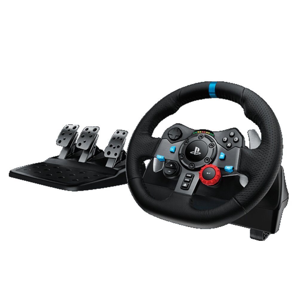 Logitech G29 Driving Force Racing Wheel คอนโทนเลอร์เกมมิ่งแบบพวงมะลัยพร้อมคันเหยียบ