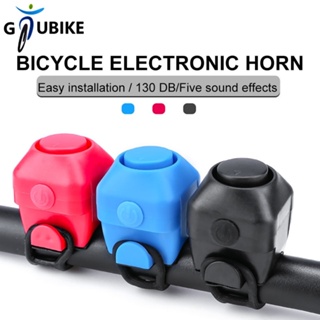 Gtubike แตรกระดิ่งไฟฟ้า 130 DB กันน้ํา แบบพกพา หลากสี สําหรับจักรยานเสือภูเขา