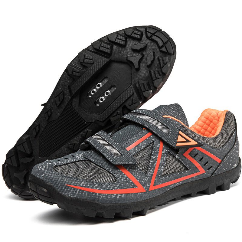 Mountain Bike Cycling Shoes MTB Bicycle Shoes Mens Self-Locking Compatible SPD Cleats Shoes 25O7