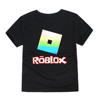 Roblox shirt for kids short sleeves cotton printed tees_02