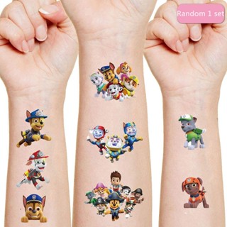 สติกเกอร์รอยสัก ลายการ์ตูนสุนัข Paw Patrol ของขวัญวันเกิด ของเล่นสําหรับเด็ก