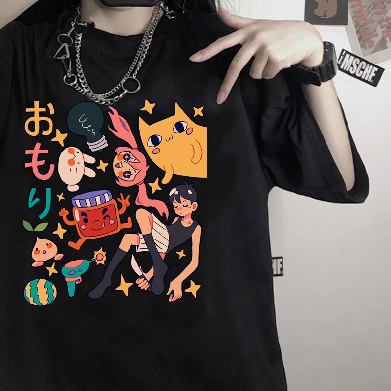 เสื้อยืด พิมพ์ลาย Omori แฟชั่นฤดูร้อน สไตล์สตรีท สําหรับผู้ชาย