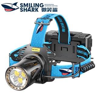 Smilingshark TD2003 ไฟฉายสวมศีรษะ led 10000lumens สว่างมาก พร้อมไฟสีแดง กันน้ํา สําหรับผู้ใหญ่ ตั้งแคมป์ ล่าสัตว์ ตกปลา