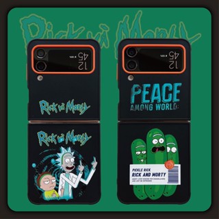 ใหม่ เคสโทรศัพท์มือถือ TPU และ PC กันกระแทก สําหรับ Samsung Galaxy Z Flip 4 3 5G【PEACE】