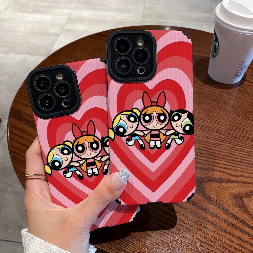 เคสโทรศัพท์มือถือ ป้องกันเลนส์กล้อง กันกระแทก ลายการ์ตูนน่ารัก สีชมพู สําหรับ IPhone 13 Pro MAX 14 Pro MAX 11 Pro 12 Pro MAX 7 8 Plus X XR XS MAX