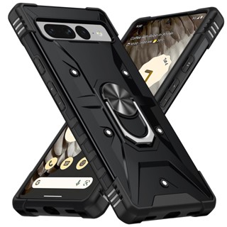 Miimall เคส พร้อมขาตั้งแม่เหล็ก 20 ฟุต สําหรับ Google Pixel 7 Pro/Pixel 7 เคสโทรศัพท์มือถือ ทดสอบการตกกระแทก สําหรับ Google Pixel 7 /Pixel 7 Pro