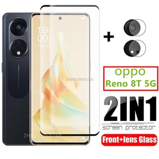 ฟิล์มกระจกนิรภัยกันรอยหน้าจอ 9H ขอบโค้ง สําหรับ OPPO Reno 8T 5G Reno 9 Pro Plus Reno9 9Pro A1PRO Reno8 T Reno8T Reno9Proplus