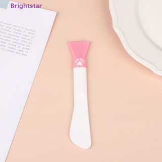 Brightstar 1 ชิ้น มืออาชีพ สองหัว แปรงแต่งหน้า ซิลิโคน มาสก์หน้า แปรงแต่งหน้า เครื่องมือใหม่