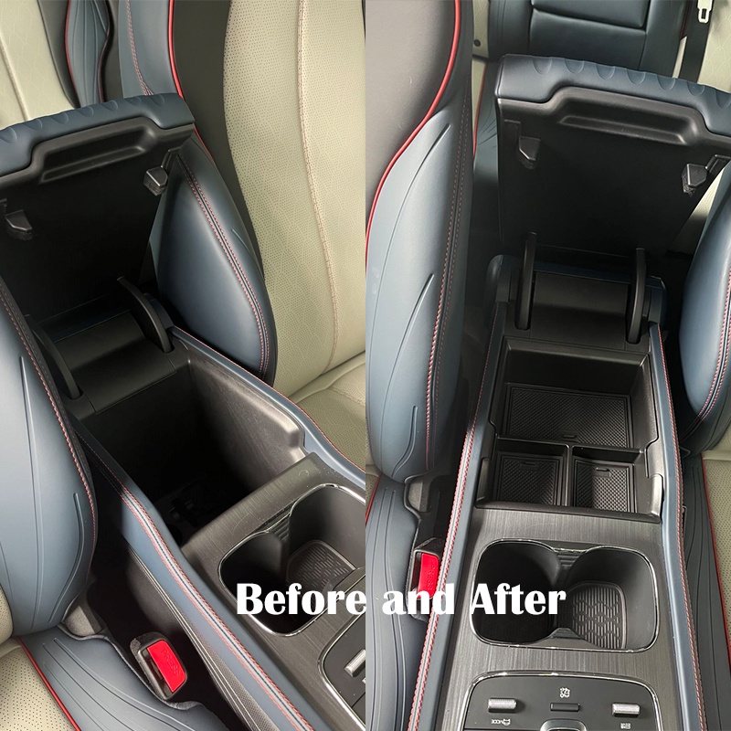 [Szluzhen2] BYD Atto 3 กล่องเก็บของที่พักแขนกลาง ABS สําหรับ Byd Yuan Plus - รูปที่ 2