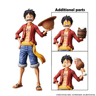 โมเดลฟิกเกอร์ One Piece Luffys Posture เปลี่ยนท่าทางได้ สําหรับของขวัญวันเกิด